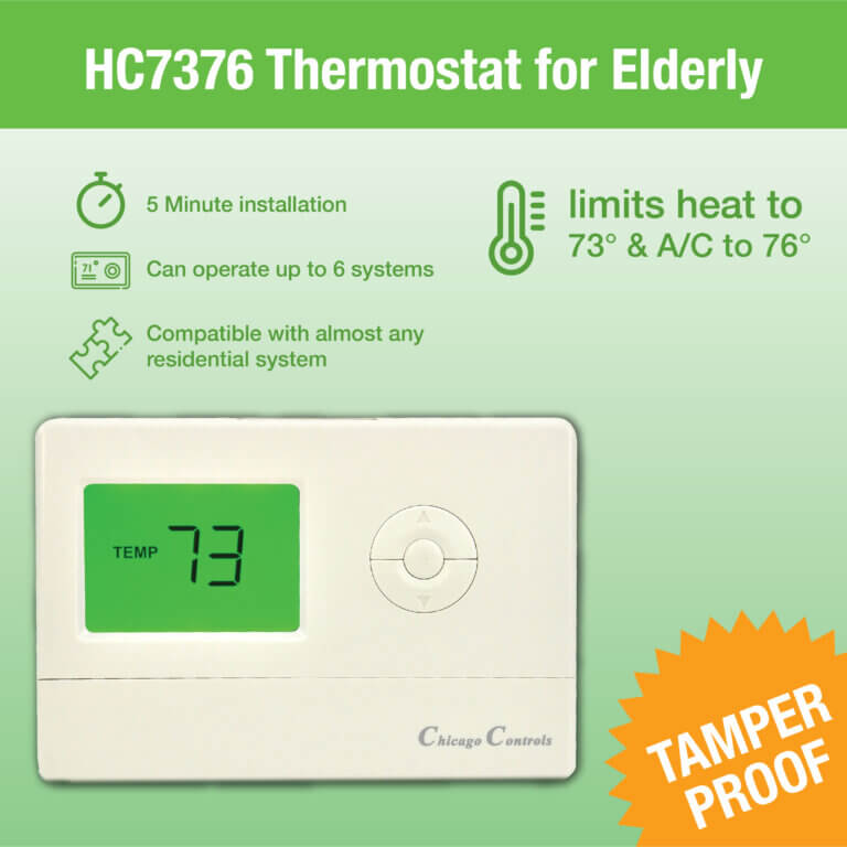 Locking Thermostat Tamperproof Thermostats for Properties Thermostat Lock