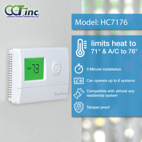 Locking Thermostat Tamperproof Thermostats for Properties
